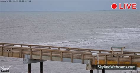 Live Surf Station Pier Webcam, St. Augustine Beach, FL, USA